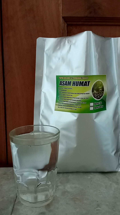 ASAM HUMAT Humic Acid 90 Pupuk Organik Pembenah Tanah 500ram