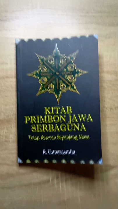 Buku Budaya Kitab Primbon Jawa Serbaguna R Gunasasmita Lazada