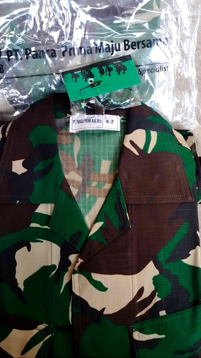 Baju Pdl Tni Ad Pt Panca Prima Jatah Lazada Indonesia