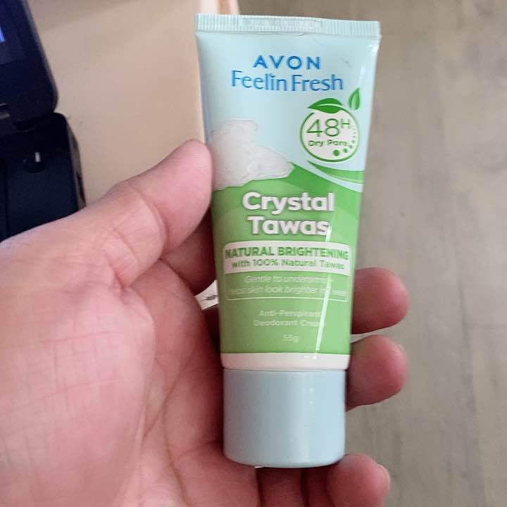 Avon Feelin Fresh Quelch Crystal Tawas Anti Perspirant Deodorant Cream