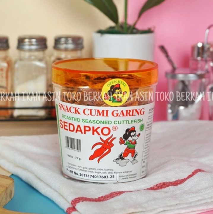 Snack Cumi Garing Sedapko 75gr Roasted Seasoned Cuttlefish Lazada