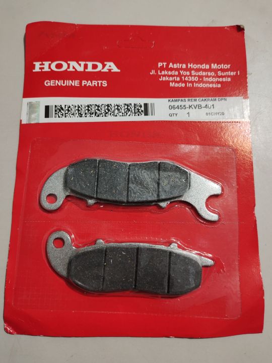 BRAKE PAD FRONT HONDA ADV150 PCX160 ABS TYPE GENUINE Lazada PH