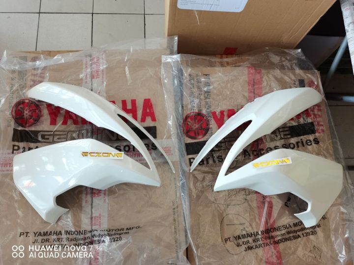 AEROX V1 BODY COWLING PAIR PEARL WHITE YAMAHA GENUINE PARTS Lazada PH