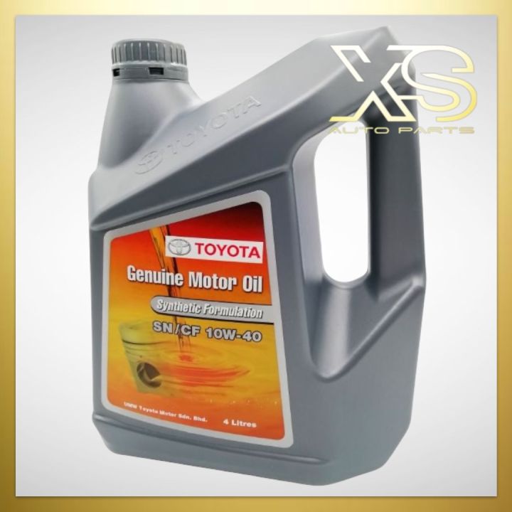 Toyota Semi Synthetic Sn Cf W Engine Oil L Lazada