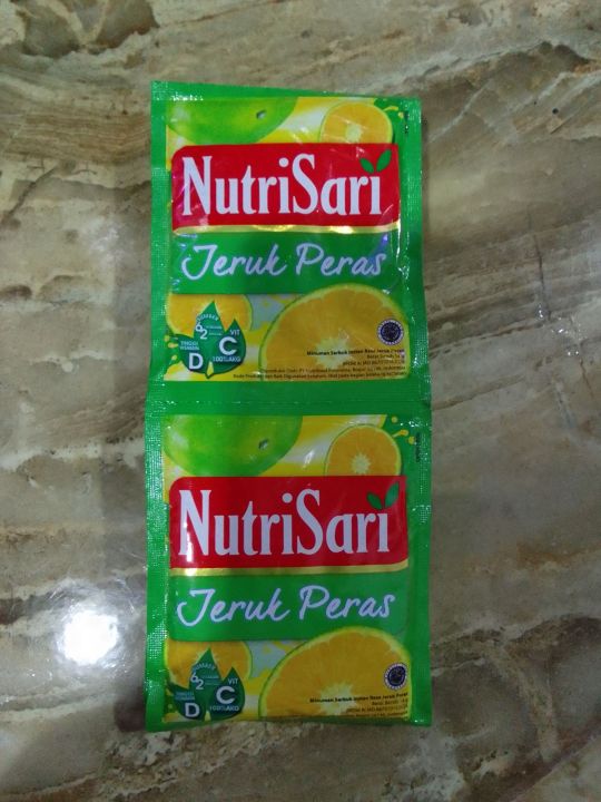 Nutrisari Jeruk Peras Renceng Isi Sachet Lazada Indonesia