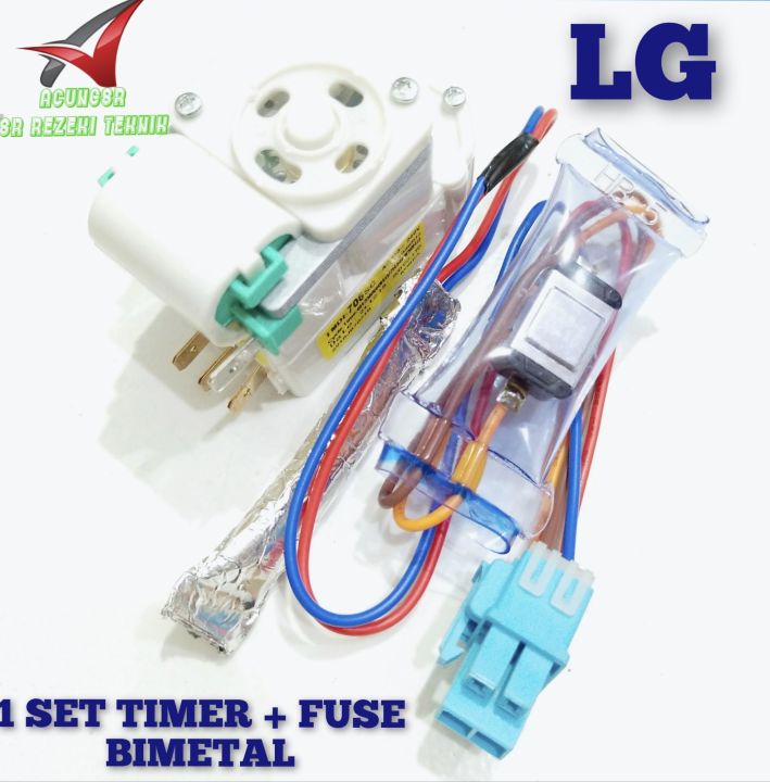 1 Set Timer Fuse Bimetal Defrost Kulkas LG 2 Pintu QUALITY Lazada