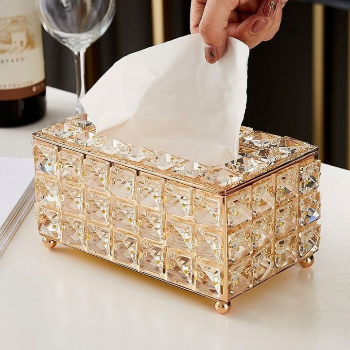 Kotak Tisu Kristal Box Tissue Crystal Tempat Tisu Paling Mewah Tempat