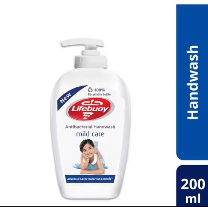 Lifebuoy Antibacterial Hand Wash Mild Care Cuci Tangan Ml Lazada