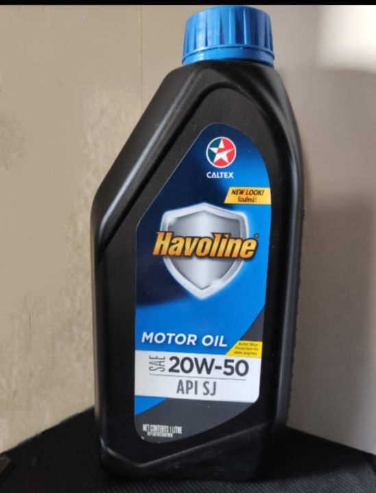 CALTEX HAVOLINE MOTOR OIL SAE 20W 50 API SJ LITER Lazada PH