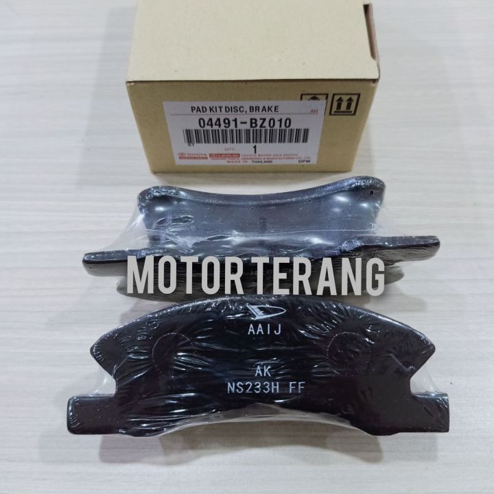 BRAKE PAD FRONT KAMPAS REM DEPAN TOYOTA AGYA MANUAL ORIGINAL Lazada