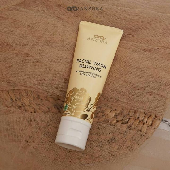 Sabun Anzora Sabun Glow Anzora Facial Wash Glow Anzora Lazada