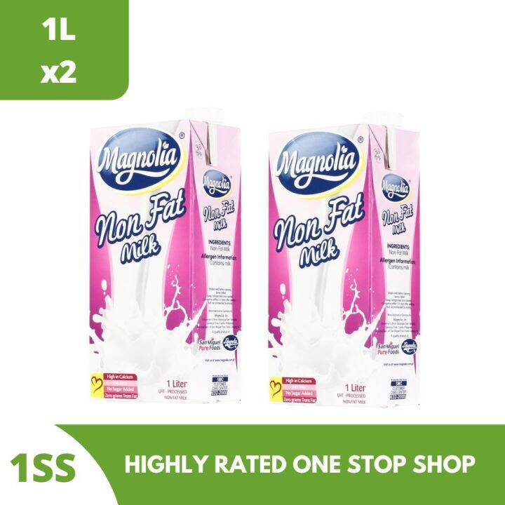 Magnolia Non Fat Milk Liter Set Of Lazada Ph