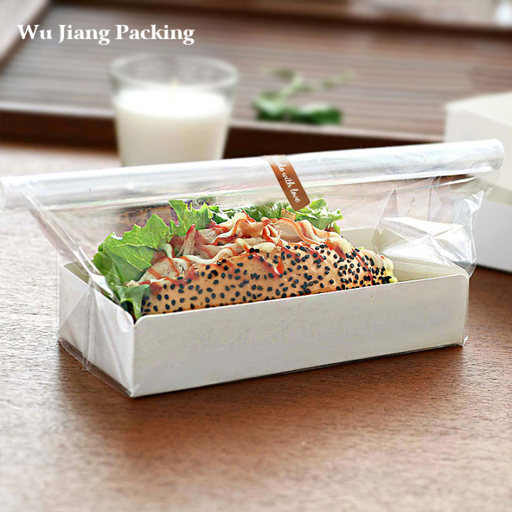 Sandwich Packing Box Lunch Bag Bread Paper Cups Dried Meat Floss Small