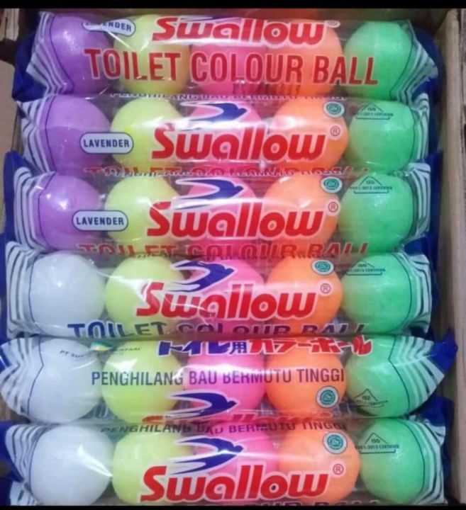 Swallow Toilet Colour Ball Kamper Kapur Barus 5 Warna Lazada Indonesia