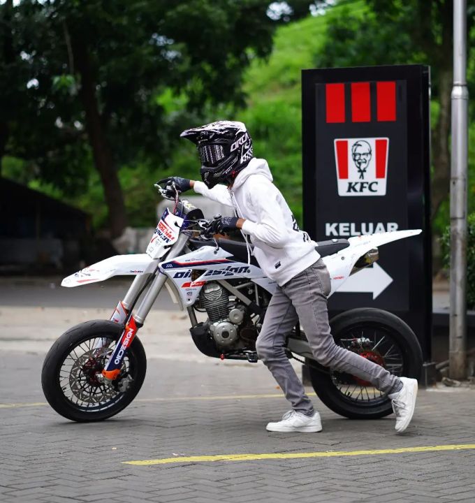 Decal Klx Gordon Full Body Decal Supermoto Lazada Indonesia