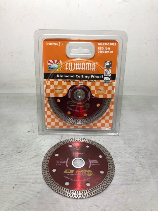 Diamond Cutting Wheel Turbo Fujiyama Mata Pisau Potong Keramik Mata