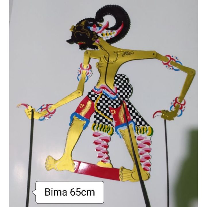 Wayang Bima Werkudara Bratasena Wayang Kulit Kertas Cm Lazada