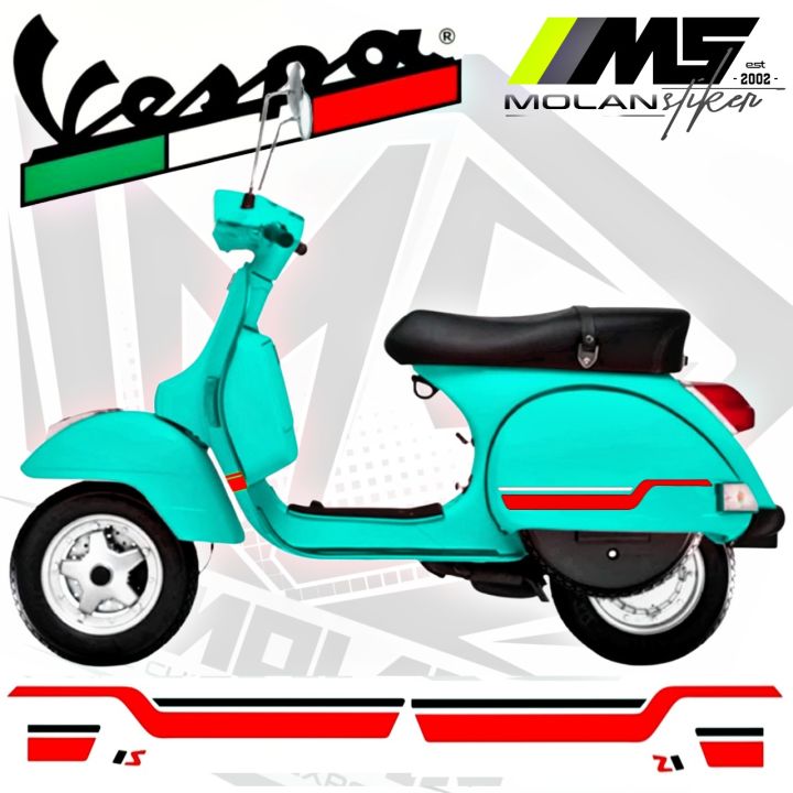 Cutting Sticker Striping Variasi Vespa Tak Vespa Klasik Vespa Jadul