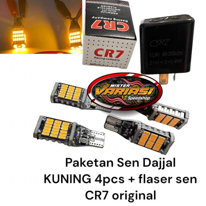 Paketan Hemat Lampu Sein Sen Dajjal Pcs Flaser Sen Cr Original