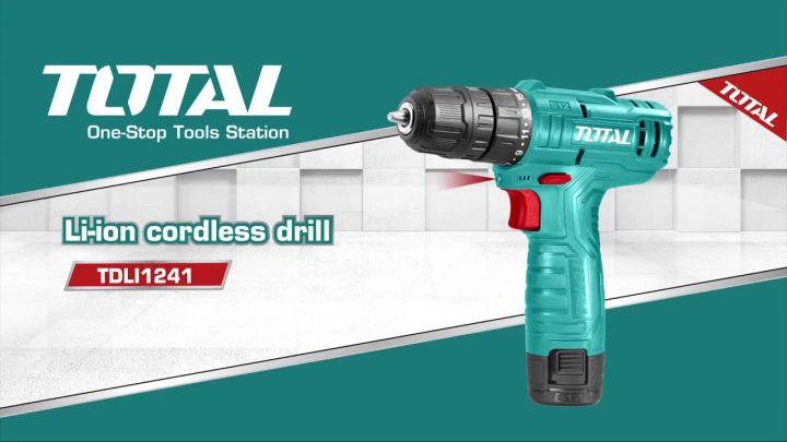 Combo Set Total V Li Ion Cordless Drill Tdli Tosli