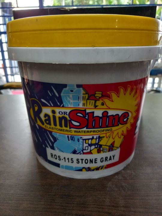 Rain Or Shine Elastomeric Water Proofing Stone Gray L Lazada Ph