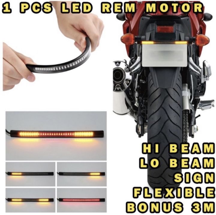 Lampu Led Motor Lampu Rem Motor Lampu Plat Motor Flexible Cm Bisa