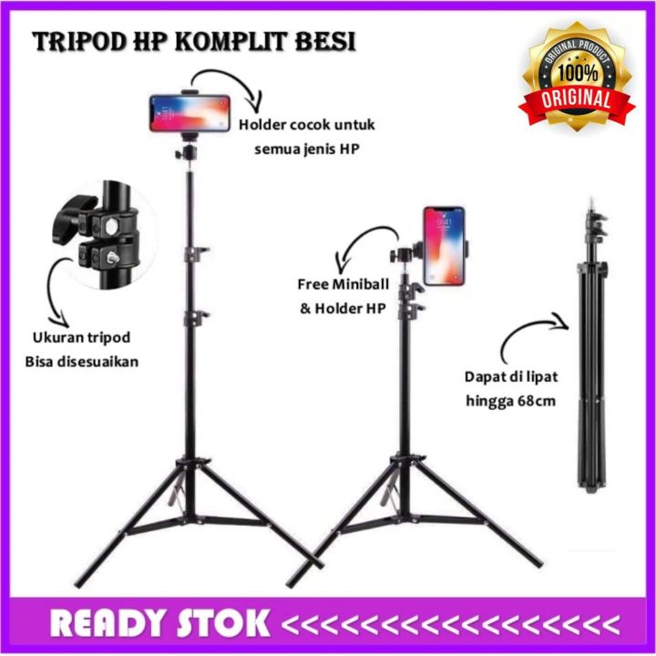 Tripod M Tripod Ringlight Tripod Meter Stand Kamera Lazada