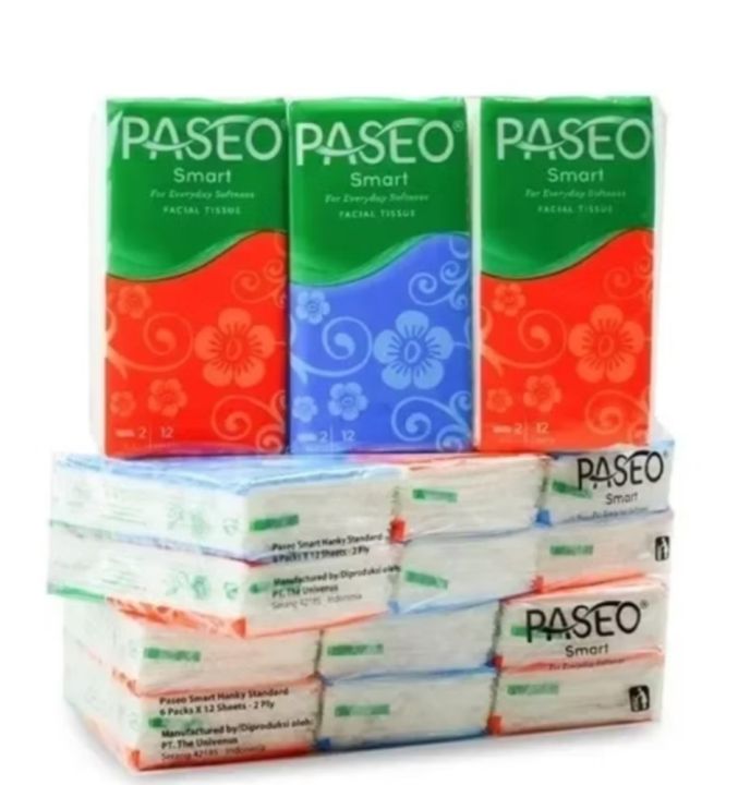 Tissue Paseo Hanky Isi Tisu Saku Tisu Travel Standard Sheets Tisu