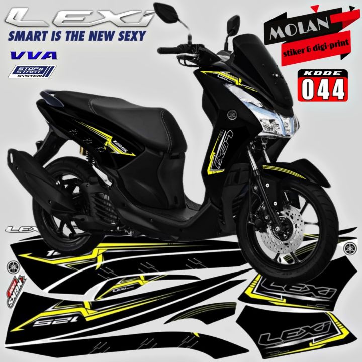 Decal Sticker Striping Variasi Yamaha LEXI 125 Decal Lexi Striping