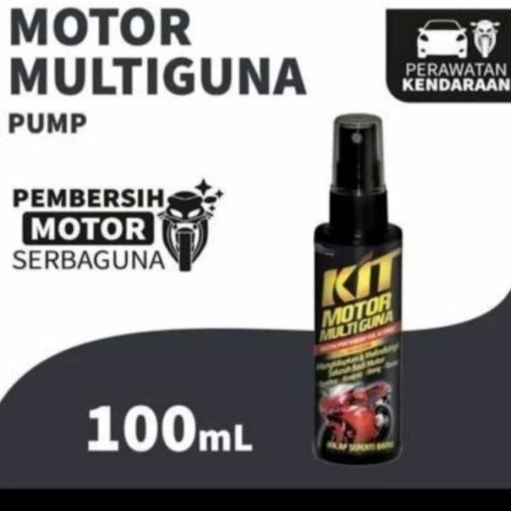 KIT Motor MULTIGUNA Pump 100ml Spray Kit Semprot Pengkilap Body Motor