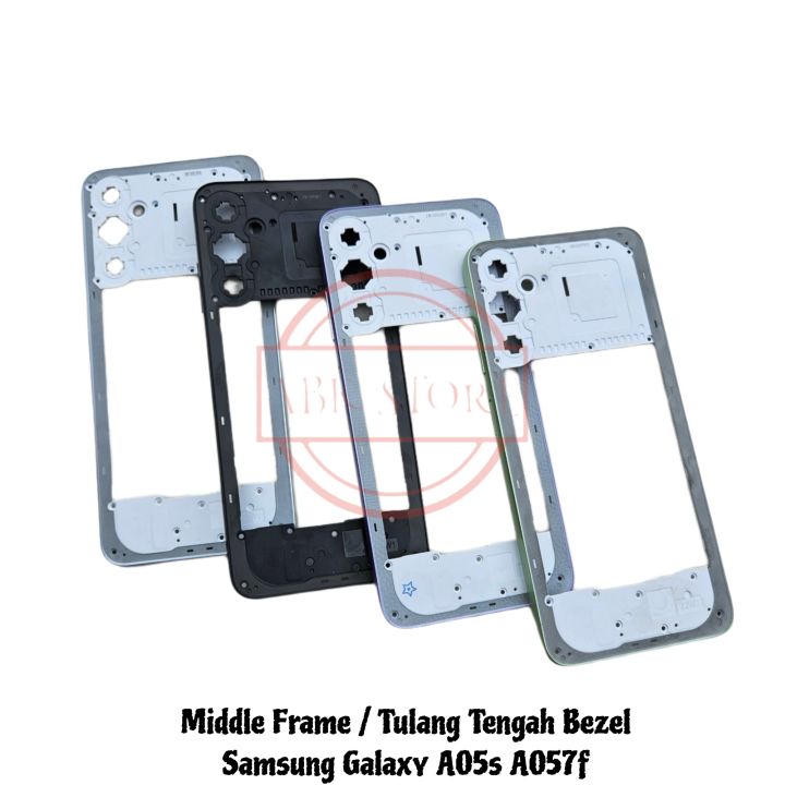 Tulang Tengah Bezel Samsung A05s Middle Frame Bazel Rangka Casing