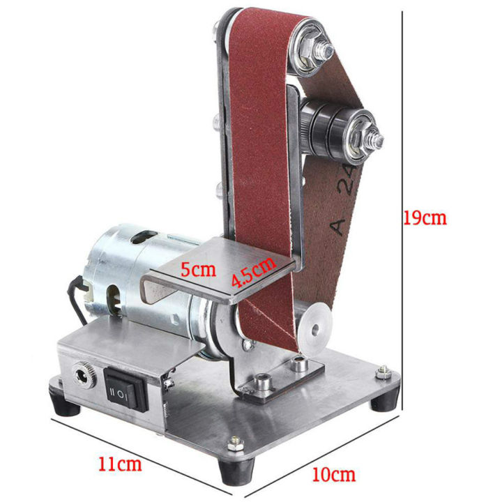 W Mini Electric Belt Machine Sander With Power Supply Sanding