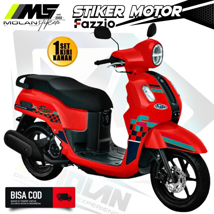 Decal Sticker Striping Variasi Yamaha Fazzio Yamaha Fazzio Hybrid