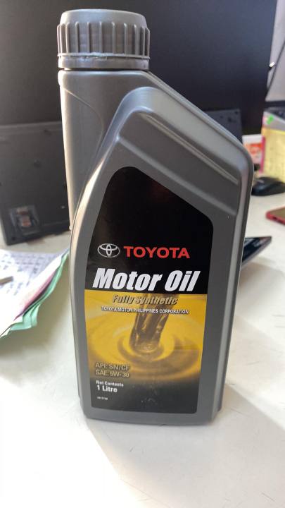 Toyota Genuine Motor Oil W L Fully Synthetic Lazada Ph