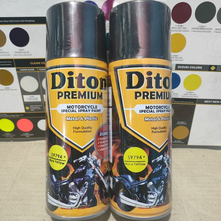 Pilok Cat Diton Premium Aura Yellow Kuning S9794 9794 400cc Pilox Cat