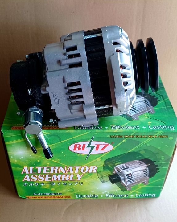 Alternator Assembly Mitsubishi 4D56 W Pump 12v 110A Double Pulley