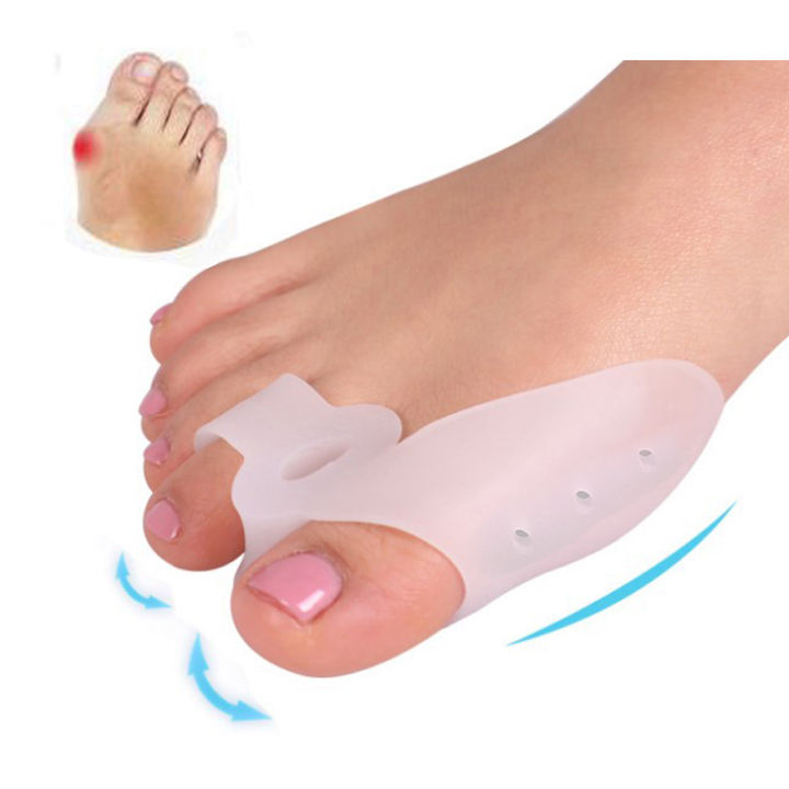 Big Toe Straightener Thumb Valgus Protector Silicone Gel Foot Fingers