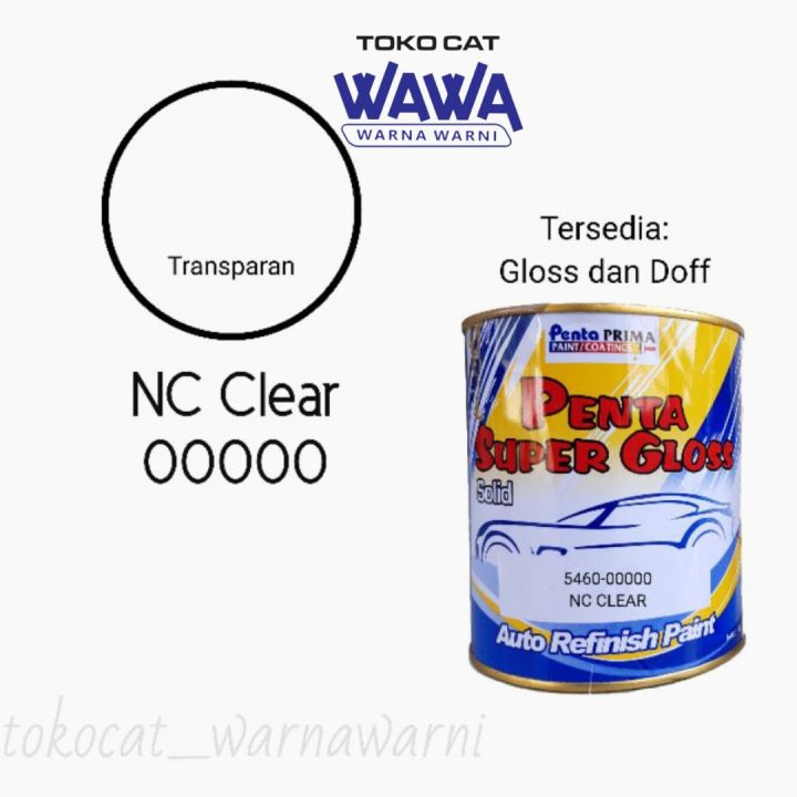 Cat Duco Penta Super Gloss Nc Clear Doff Dan Gloss Gr Clear Pernis