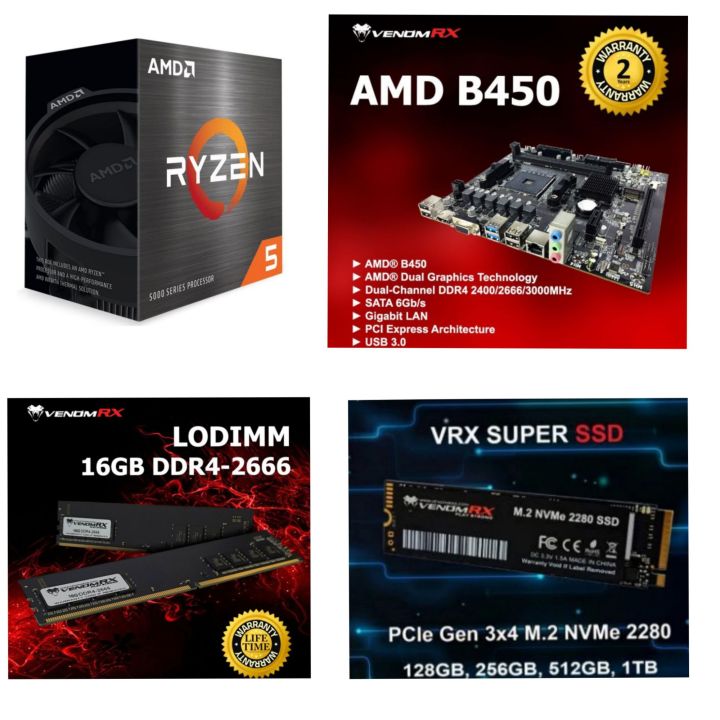 Paket Processor Gaming Amd Ryzen G Box Ram Ddr Gb Ssd Nvme