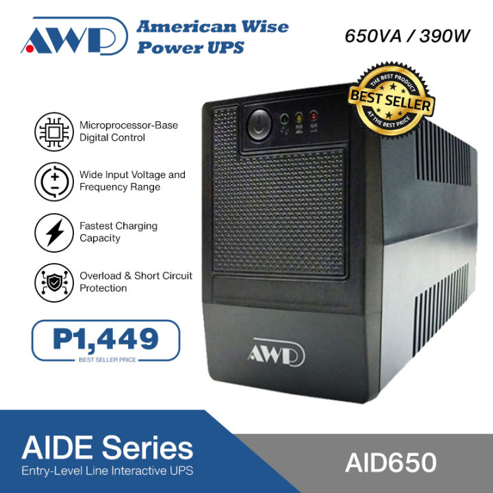 Awp Aid Aide W Va Ups With Avr Uninterruptible Power Supply