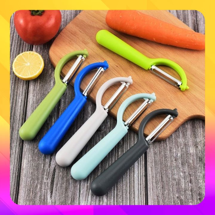 Pengupas Buah Kentang Wortel Fruit Slicer Pisau Kupas Bahan Stainless