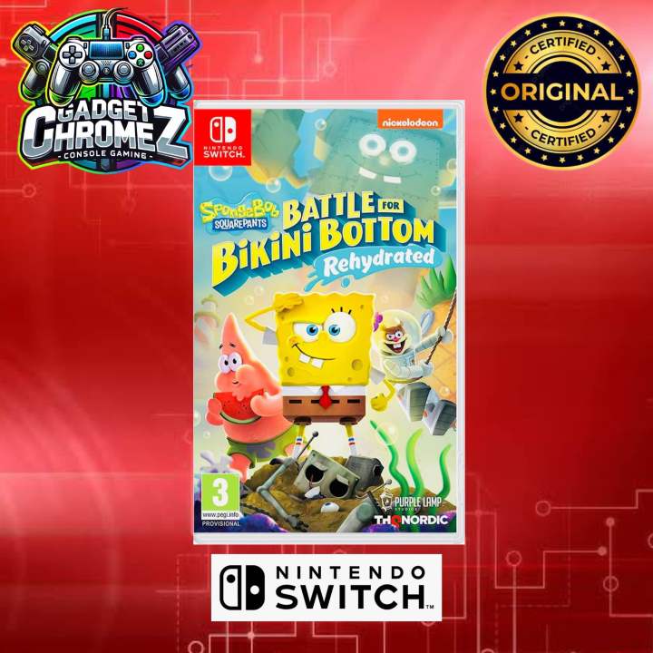 Spongebob Squarepants Battle For Bikini Bottom Rehydrated Nintendo