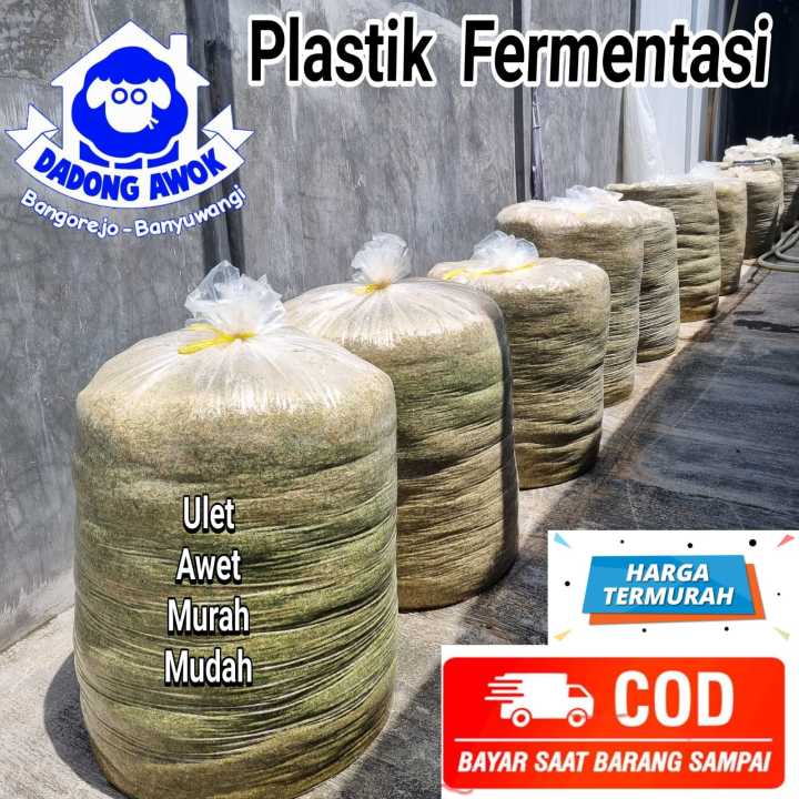 Plastik Fermentasi Ukuran 60 Cm Kemasan Tempat Fermentasi Silase