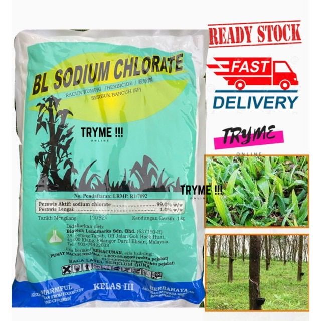 Original Bl Bina Sodium Chloride Kg Racun Garam Mati Buluh