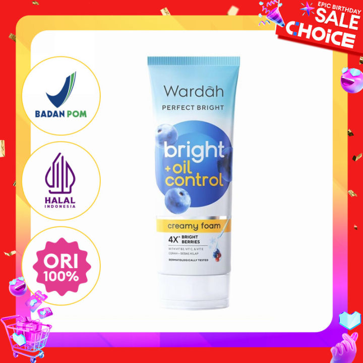 Wardah Perfect Bright Creamy Foam Brightening Oil Control Ml