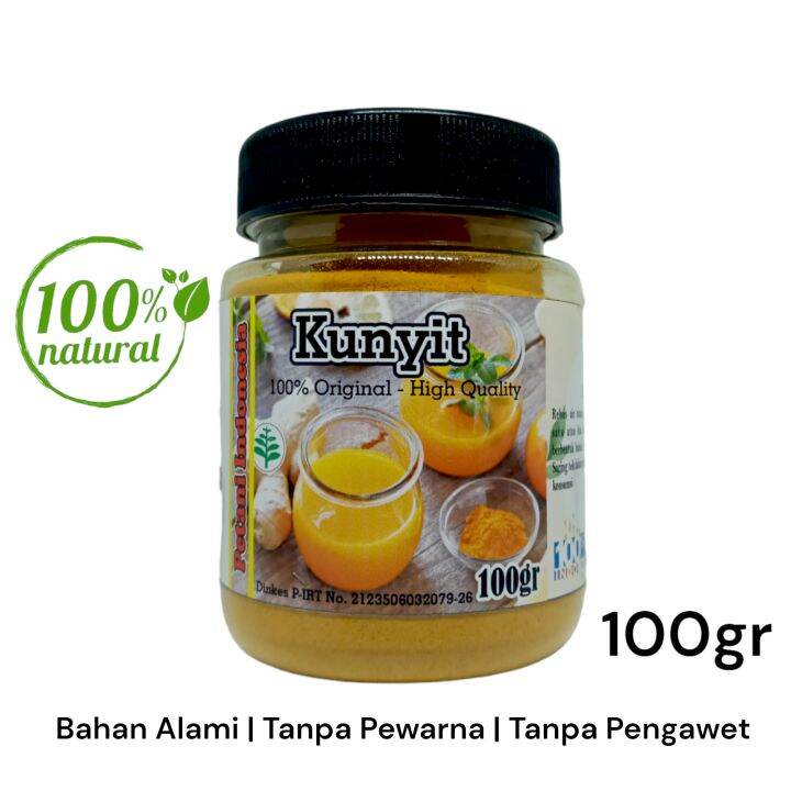 Biang Kunyit Bubuk Original Isi 100gr Mengatasi Masalah Pencernaan Maag