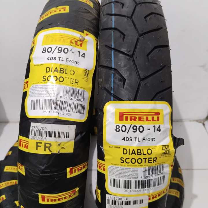 Ban Luar Motor Pirelli Diablo Scooter Matic Vario Beat Mio