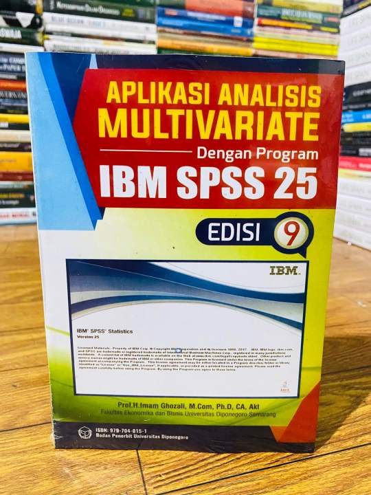 Buku Aplikasi Analisis Multivariate Dengan Program Ibm Spss Plus Cd