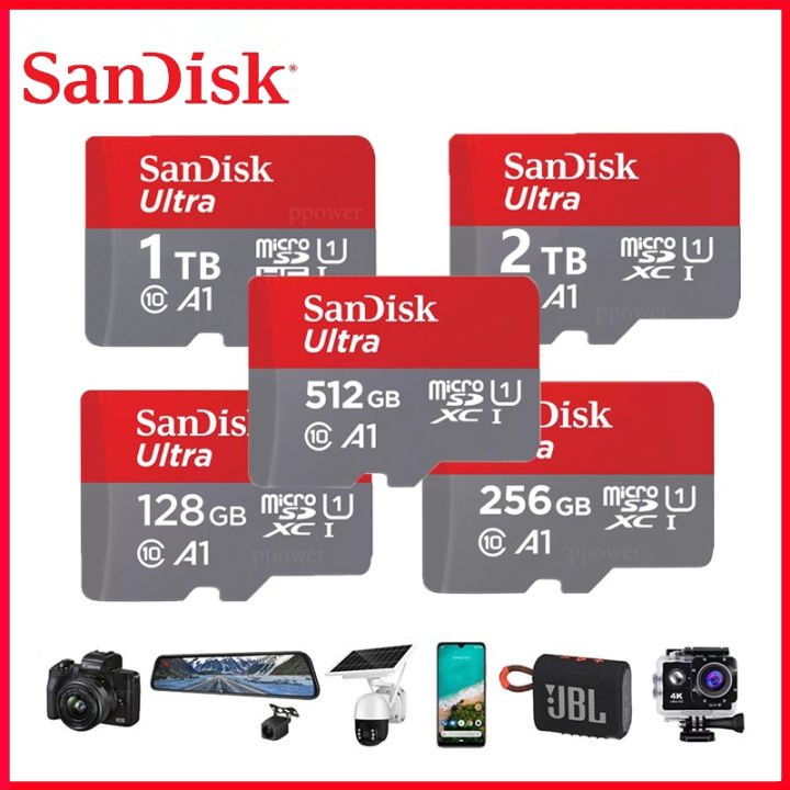 Sandisk Ultra A Th Nh Microsd Th Tf Class Gb Gb Gb Tb