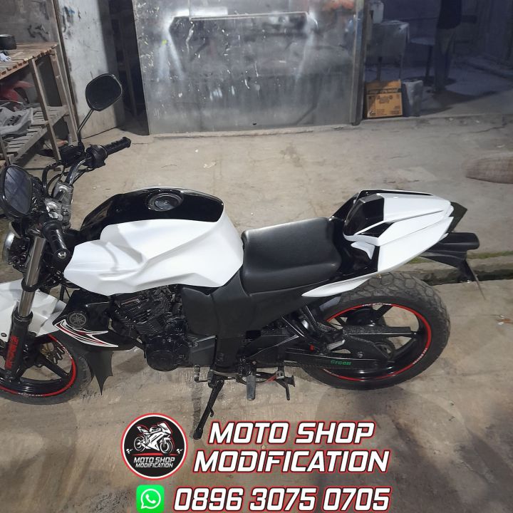 Cover Kondom Tangki Body Belakang Model Ninja Fi Pnp Yamaha Byson